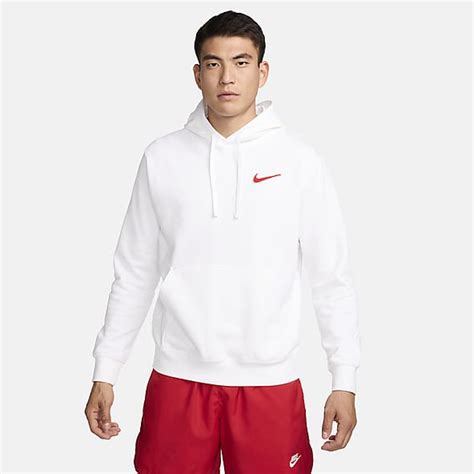 nike hoodie heren wit|Witte truien en hoodies voor heren. Nike NL.